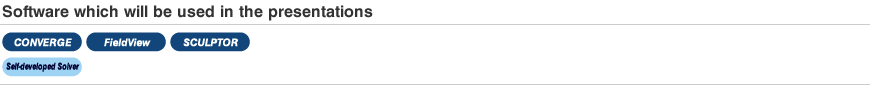 Software which will be used in the presentations 