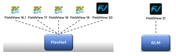 FieldView21　RLMライセンスマネージャ