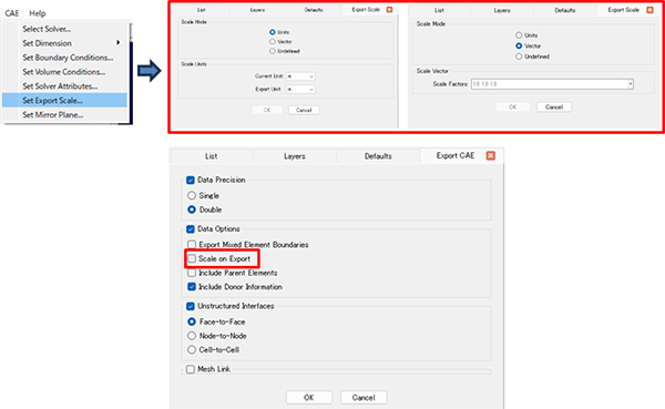 エクスポート時にグリッドのスケールを設定可能に