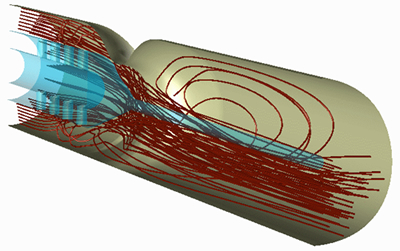 パーティクル径による選択表示