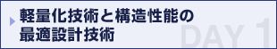 軽量化技術と構造性能の最適設計技術